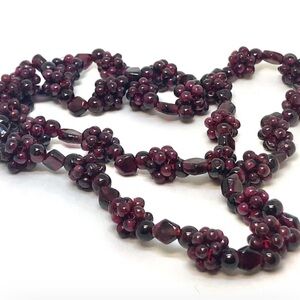 Garnet necklace